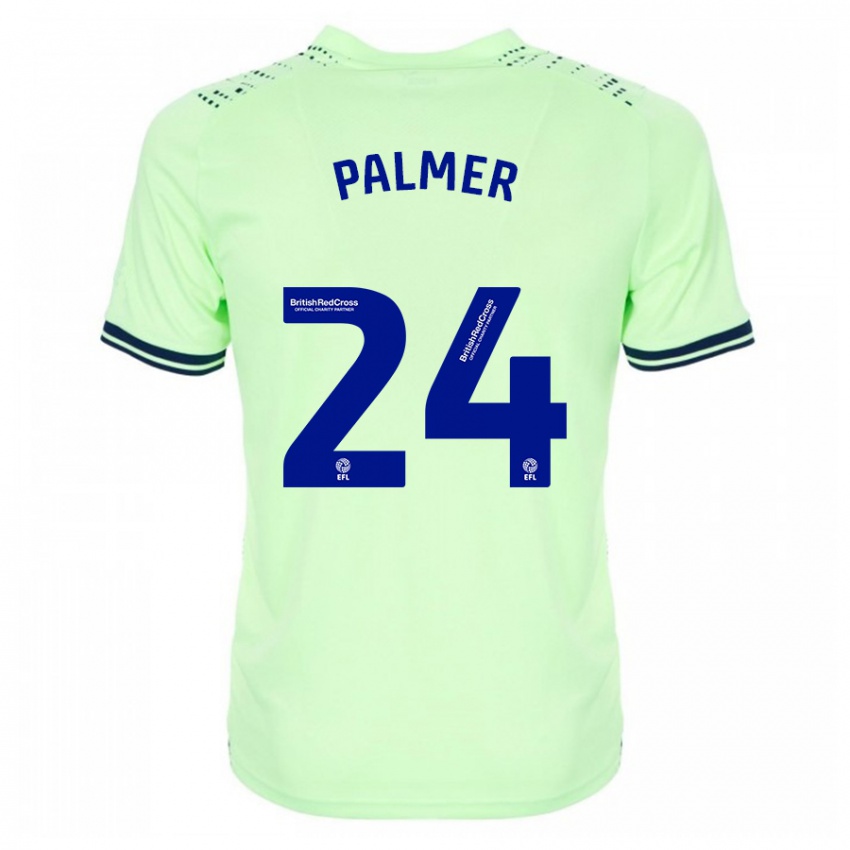 Mulher Camisola Alex Palmer #24 Marinha Alternativa 2023/24 Camisa