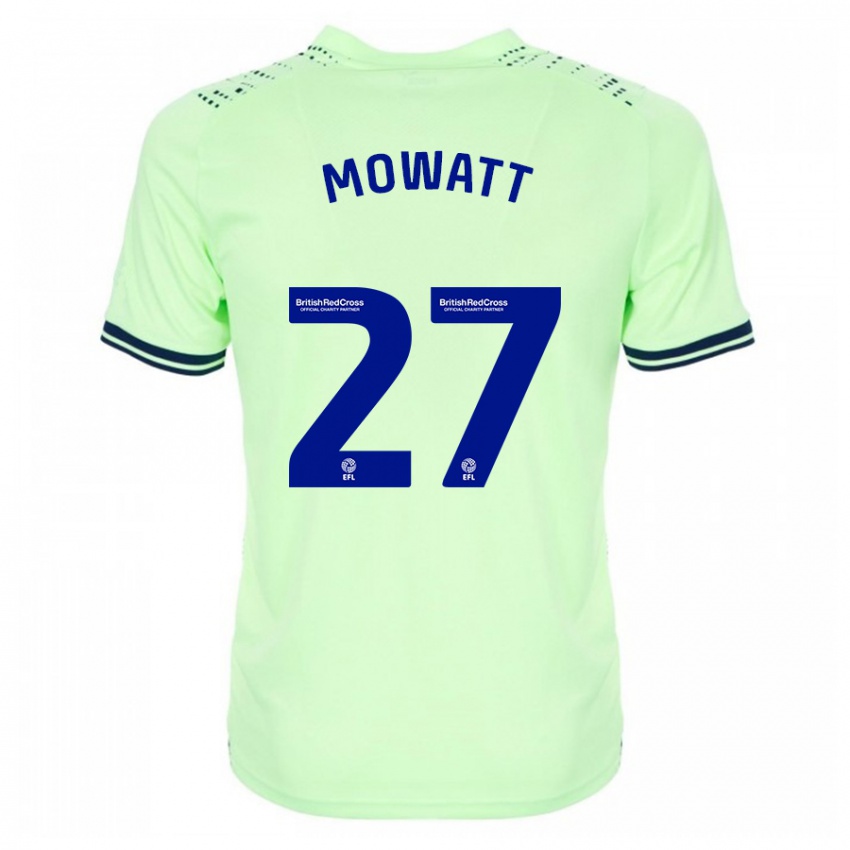 Mulher Camisola Alex Mowatt #27 Marinha Alternativa 2023/24 Camisa