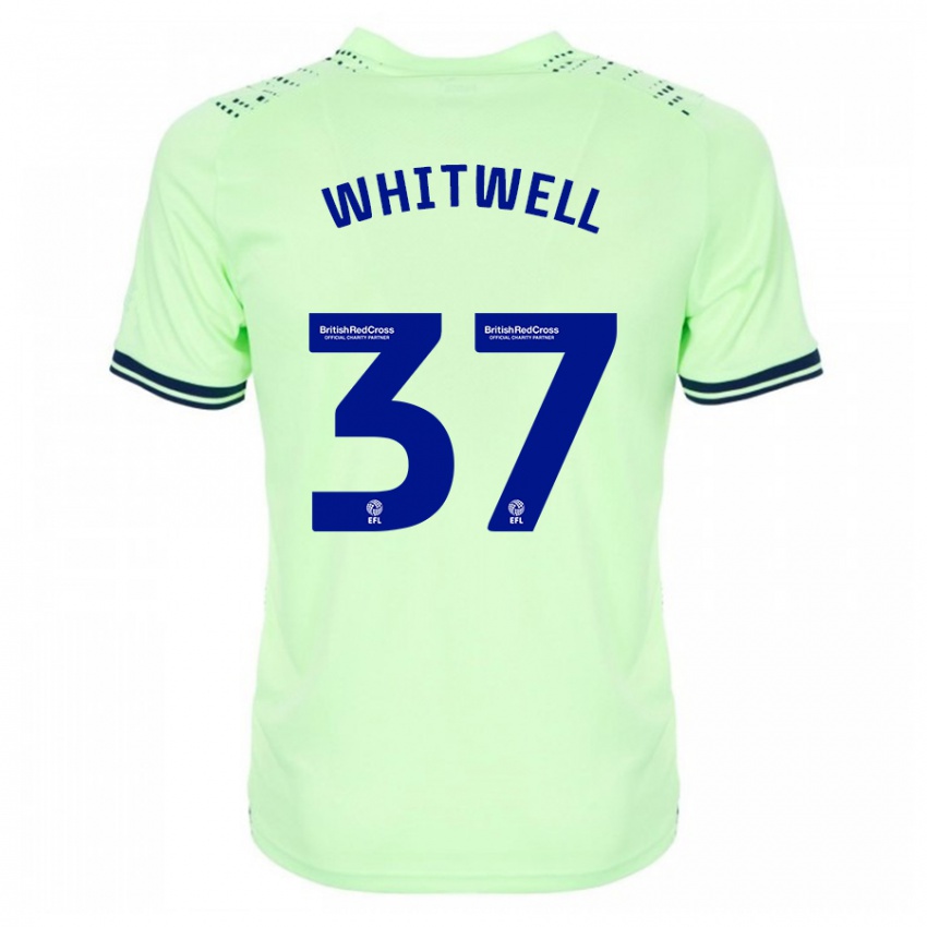 Mulher Camisola Harry Whitwell #37 Marinha Alternativa 2023/24 Camisa