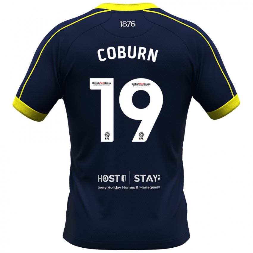 Mulher Camisola Josh Coburn #19 Marinha Alternativa 2023/24 Camisa