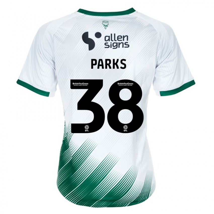 Mulher Camisola Charlie Parks #38 Branco Alternativa 2023/24 Camisa