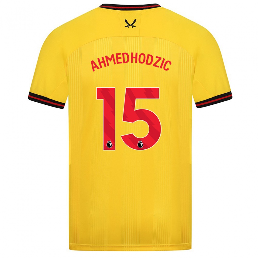 Mulher Camisola Anel Ahmedhodzic #15 Amarelo Alternativa 2023/24 Camisa