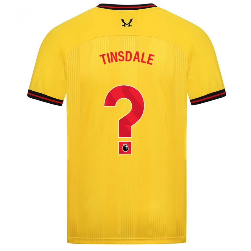 Mulher Camisola Jay Tinsdale #0 Amarelo Alternativa 2023/24 Camisa