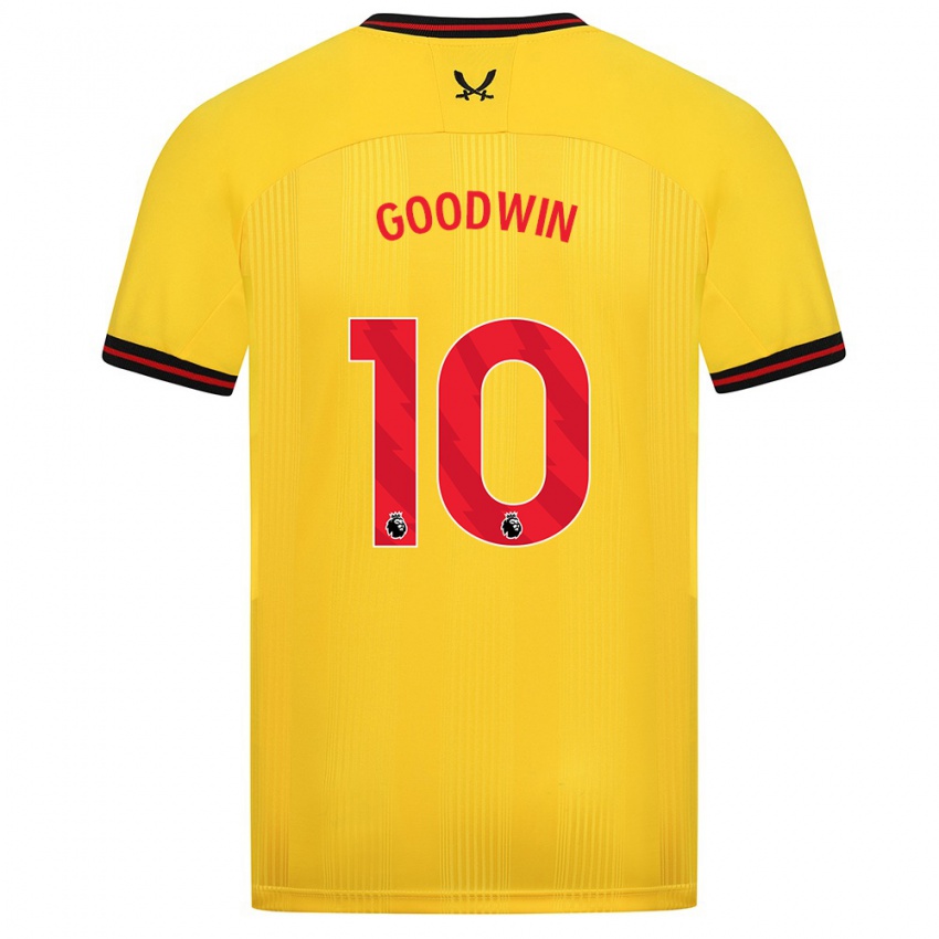 Mulher Camisola Isobel Goodwin #10 Amarelo Alternativa 2023/24 Camisa