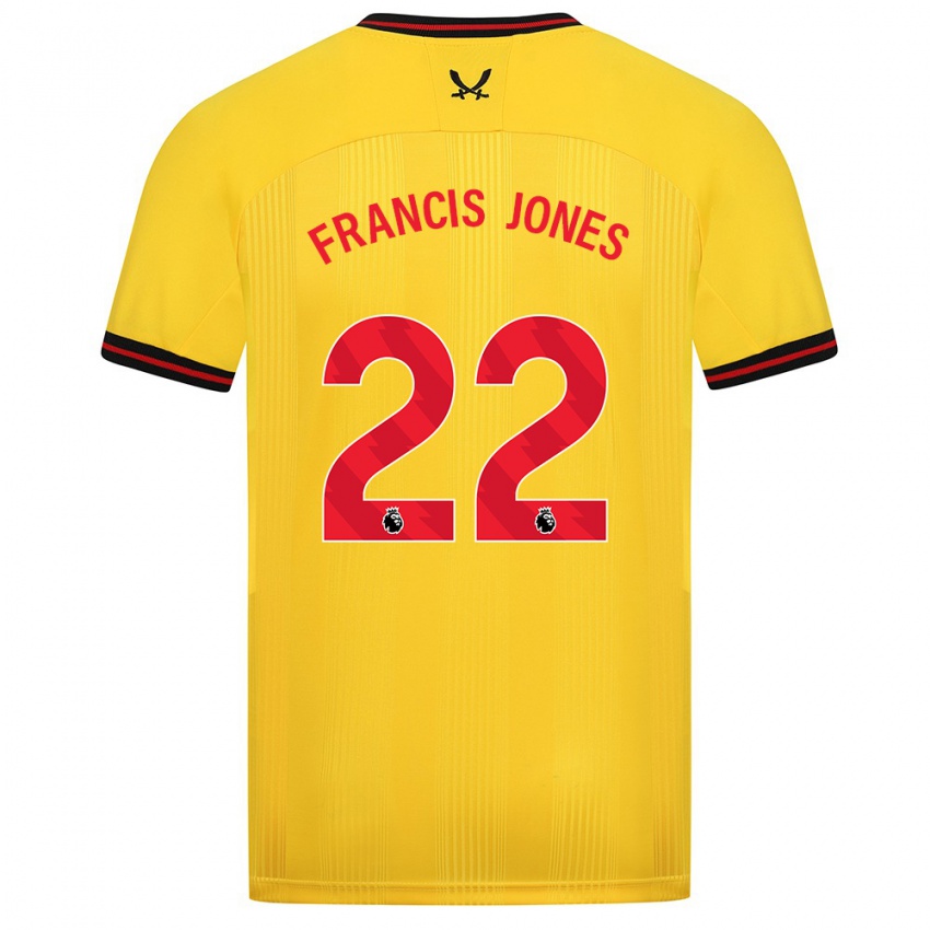 Mulher Camisola Maria Francis-Jones #22 Amarelo Alternativa 2023/24 Camisa