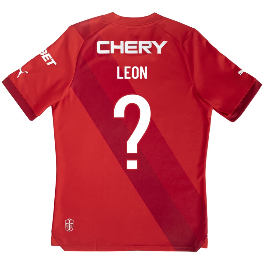 Mulher Camisola Vasco León #0 Vermelho Alternativa 2023/24 Camisa
