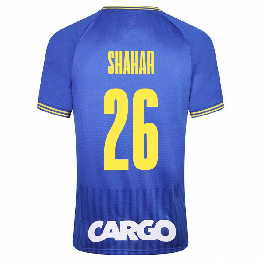 Mulher Camisola Ido Shahar #26 Azul Alternativa 2023/24 Camisa