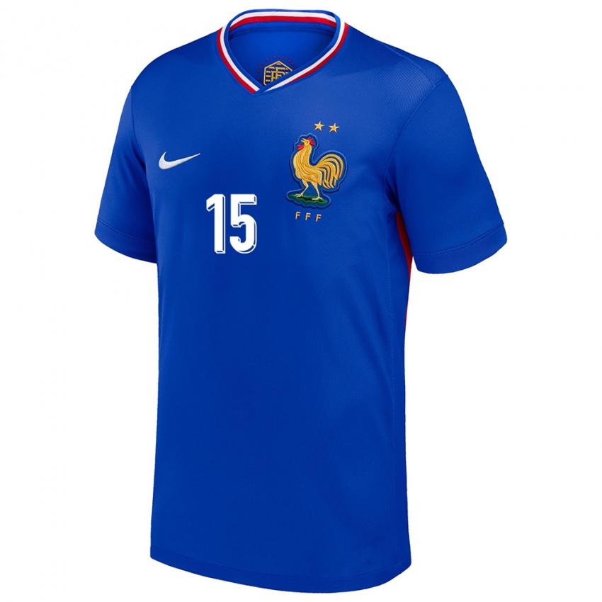 Criança Camisola França Elye Wahi #15 Azul Principal 24-26 Camisa