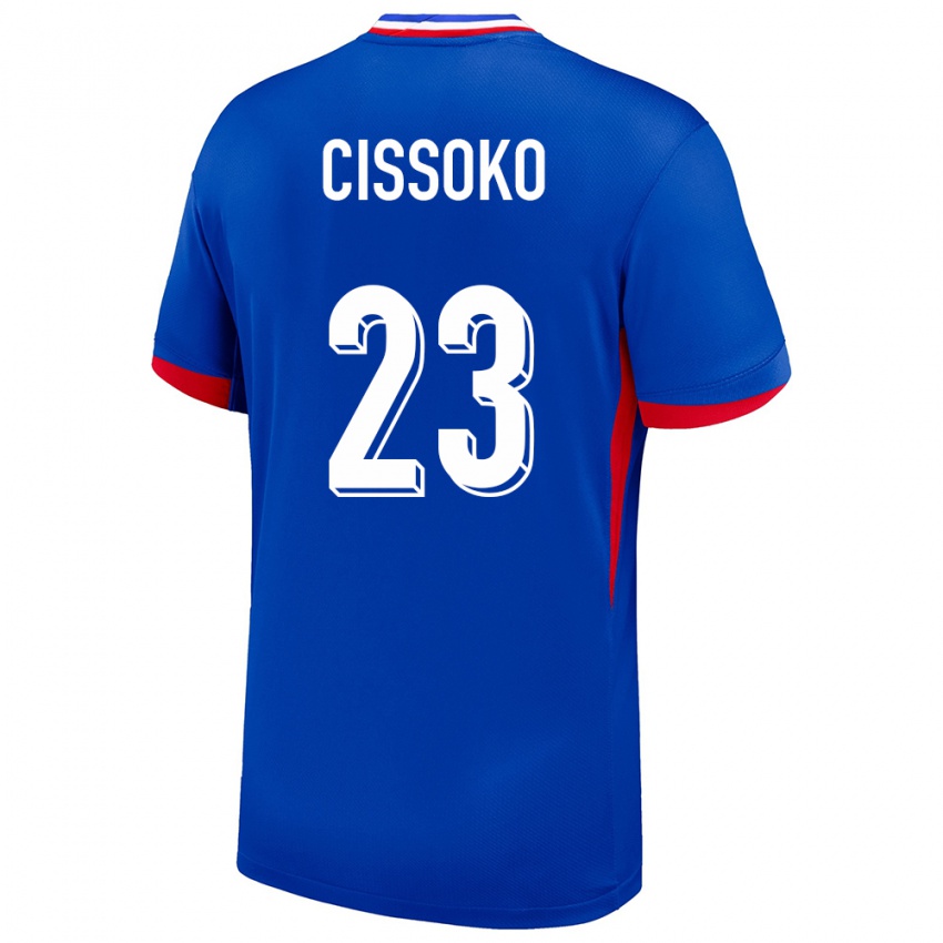 Criança Camisola França Hawa Cissoko #23 Azul Principal 24-26 Camisa