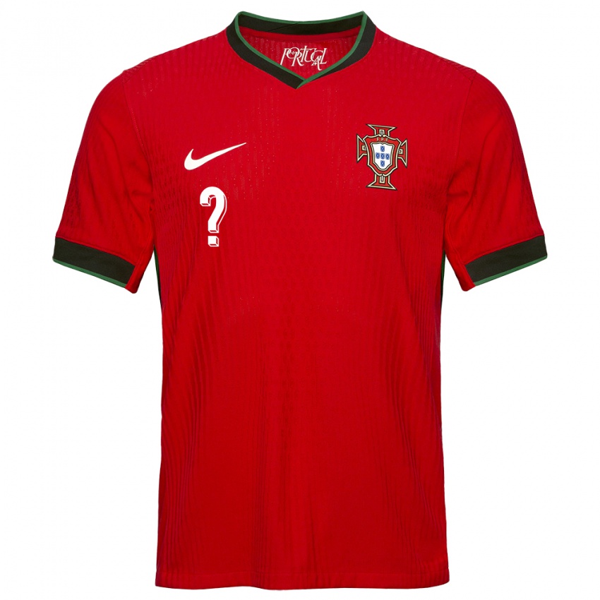 Criança Camisola Portugal Seu Nome #0 Vermelho Principal 24-26 Camisa