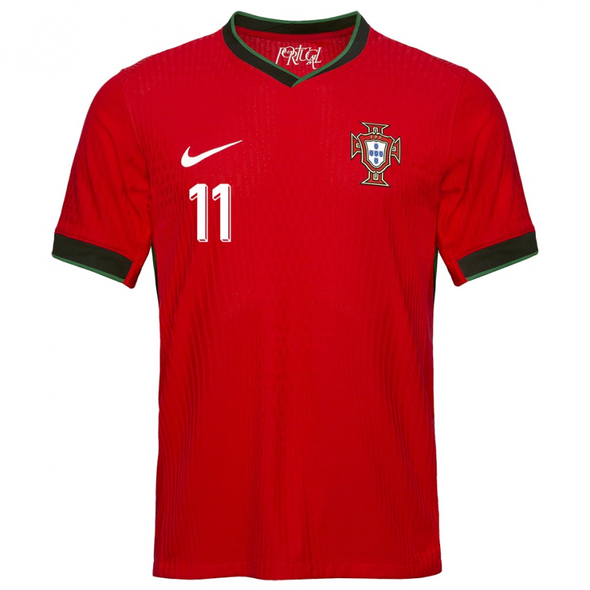 Criança Camisola Portugal Joao Felix #11 Vermelho Principal 24-26 Camisa