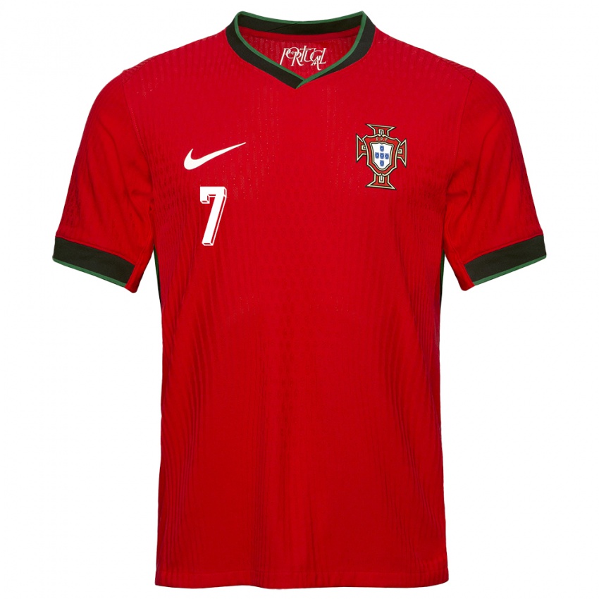 Criança Camisola Portugal Fabio Carvalho #7 Vermelho Principal 24-26 Camisa