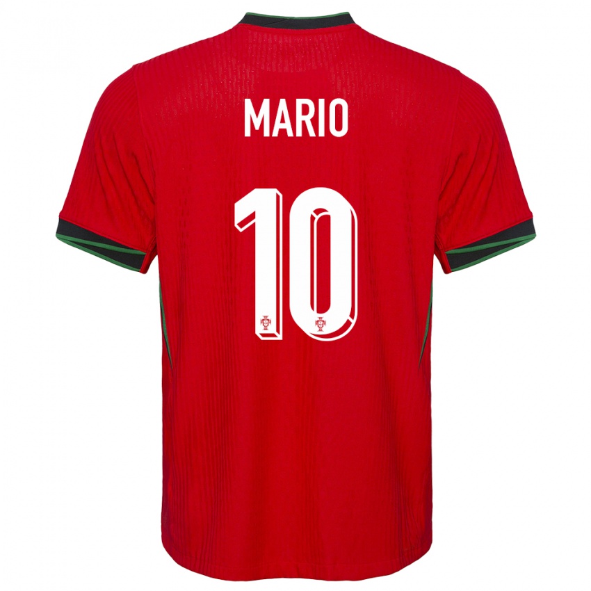 Criança Camisola Portugal Joao Mario #10 Vermelho Principal 24-26 Camisa