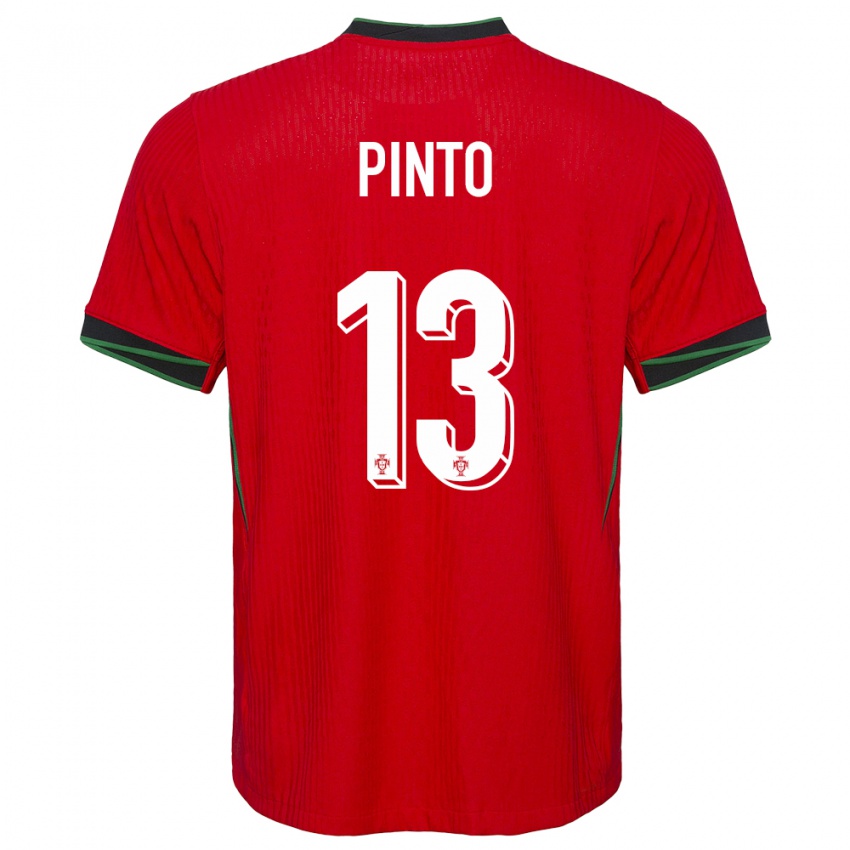 Criança Camisola Portugal Fatima Pinto #13 Vermelho Principal 24-26 Camisa