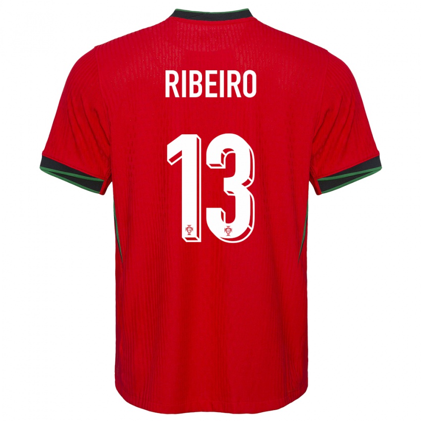 Criança Camisola Portugal Antonio Ribeiro #13 Vermelho Principal 24-26 Camisa