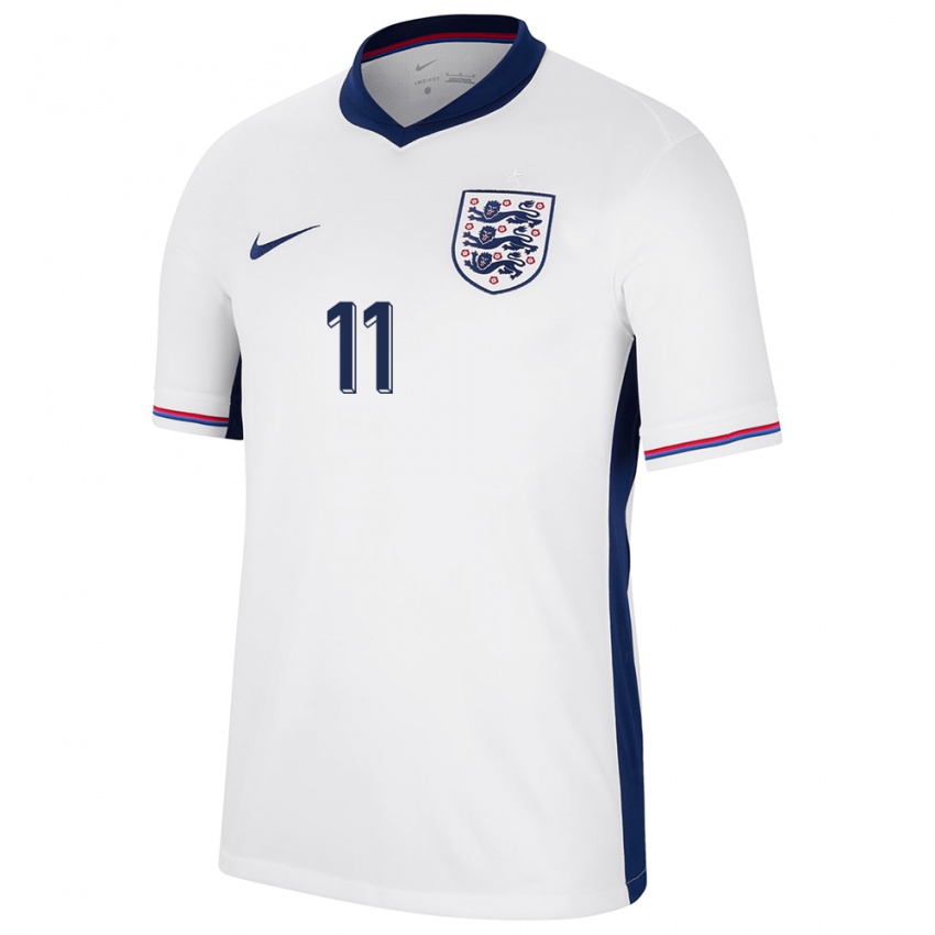 Criança Camisola Inglaterra Omari Forson #11 Branco Principal 24-26 Camisa