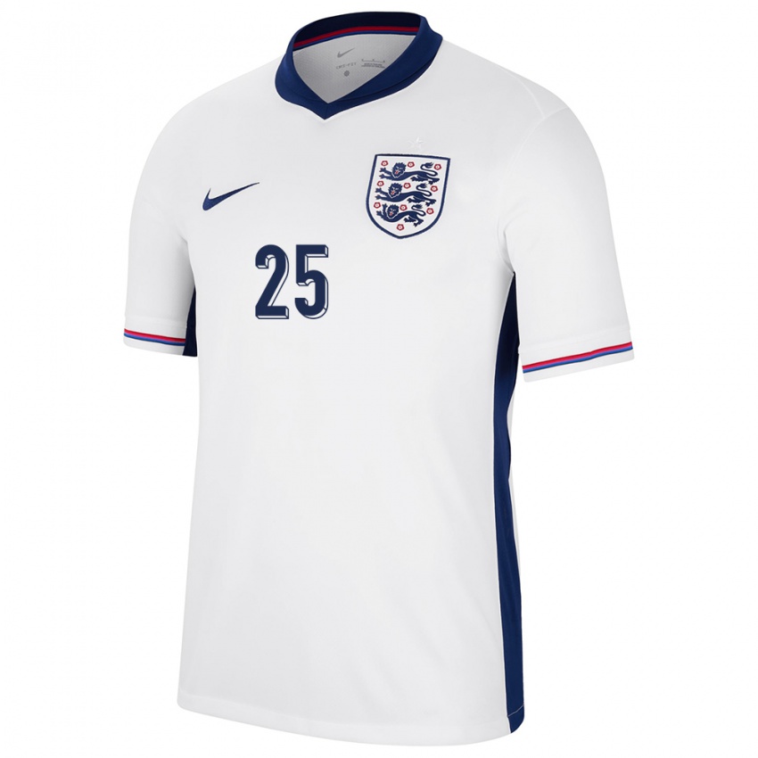 Criança Camisola Inglaterra Adam Wharton #25 Branco Principal 24-26 Camisa