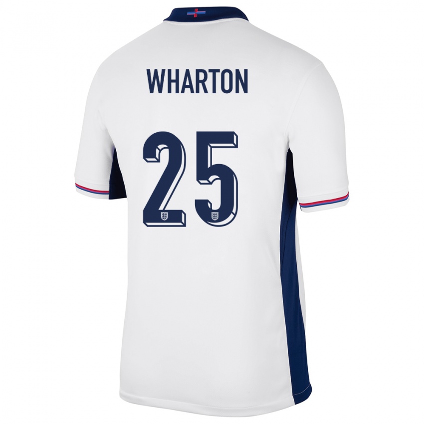 Criança Camisola Inglaterra Adam Wharton #25 Branco Principal 24-26 Camisa