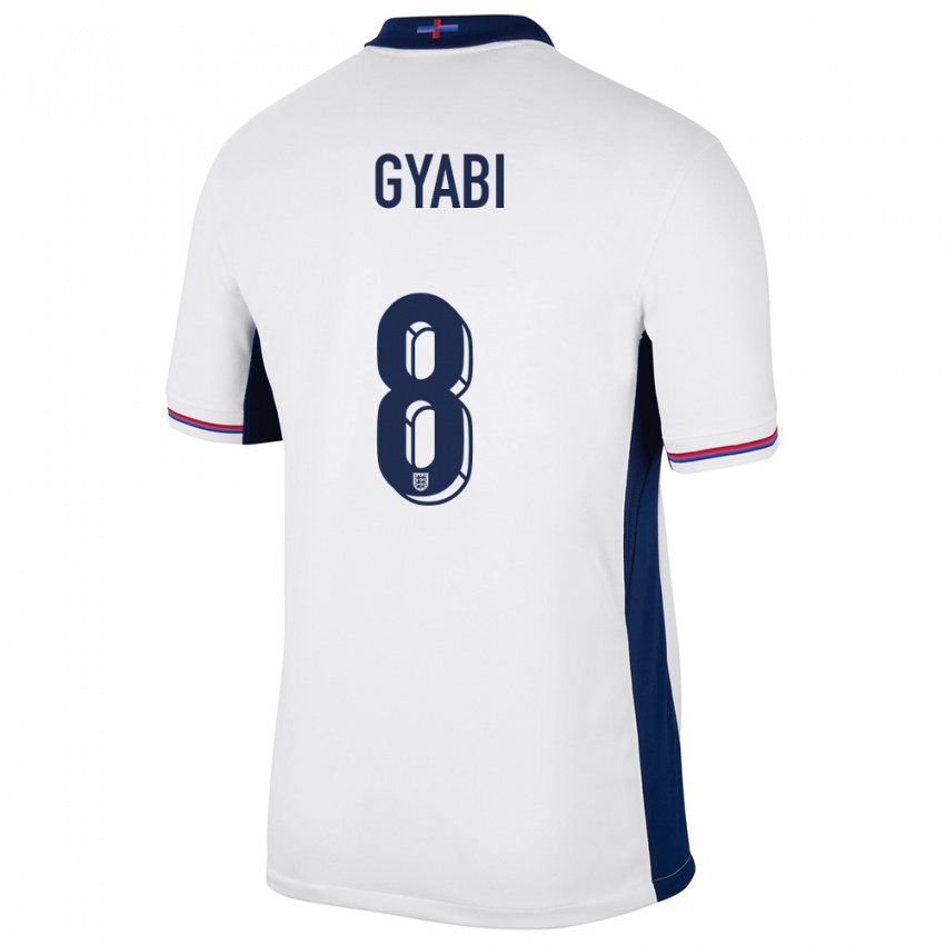 Criança Camisola Inglaterra Darko Gyabi #8 Branco Principal 24-26 Camisa