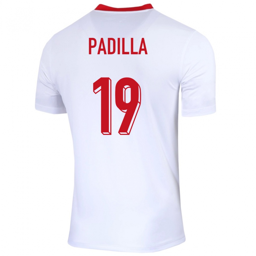 Criança Camisola Polónia Natalia Padilla #19 Branco Principal 24-26 Camisa