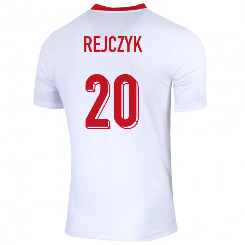 Criança Camisola Polónia Filip Rejczyk #20 Branco Principal 24-26 Camisa