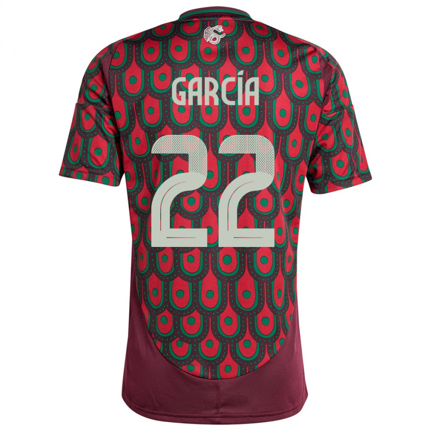 Criança Camisola México Diana Garcia #22 Marrom Principal 24-26 Camisa