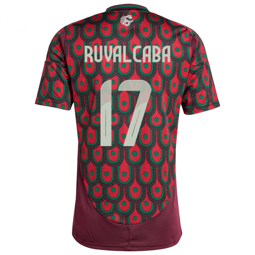 Criança Camisola México Jorge Ruvalcaba #17 Marrom Principal 24-26 Camisa