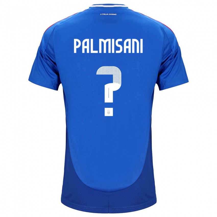 Criança Camisola Itália Lorenzo Palmisani #0 Azul Principal 24-26 Camisa