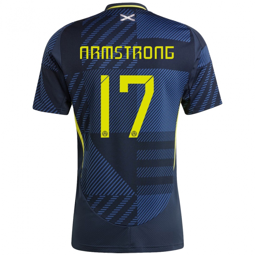 Criança Camisola Escócia Stuart Armstrong #17 Azul Escuro Principal 24-26 Camisa