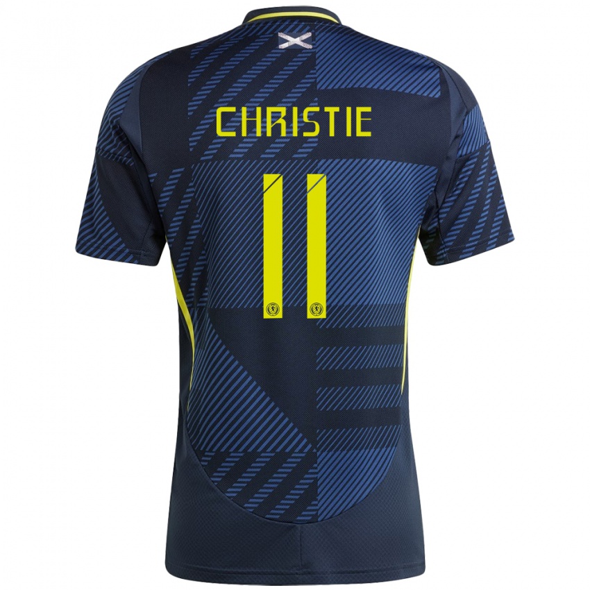 Criança Camisola Escócia Ryan Christie #11 Azul Escuro Principal 24-26 Camisa