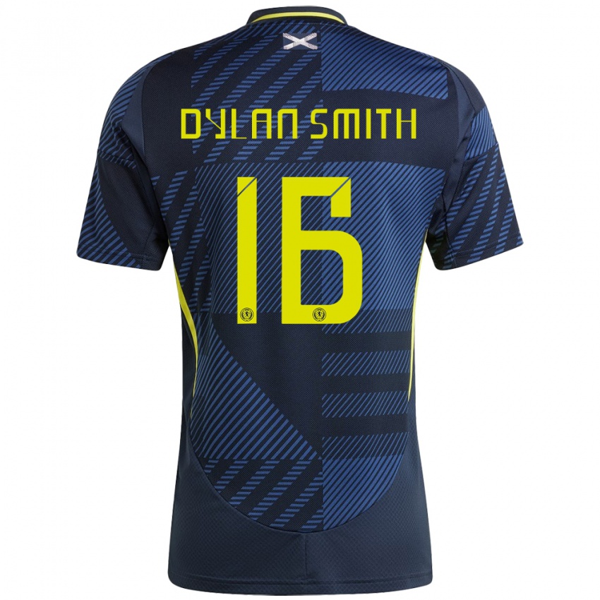 Criança Camisola Escócia Dylan Smith #16 Azul Escuro Principal 24-26 Camisa