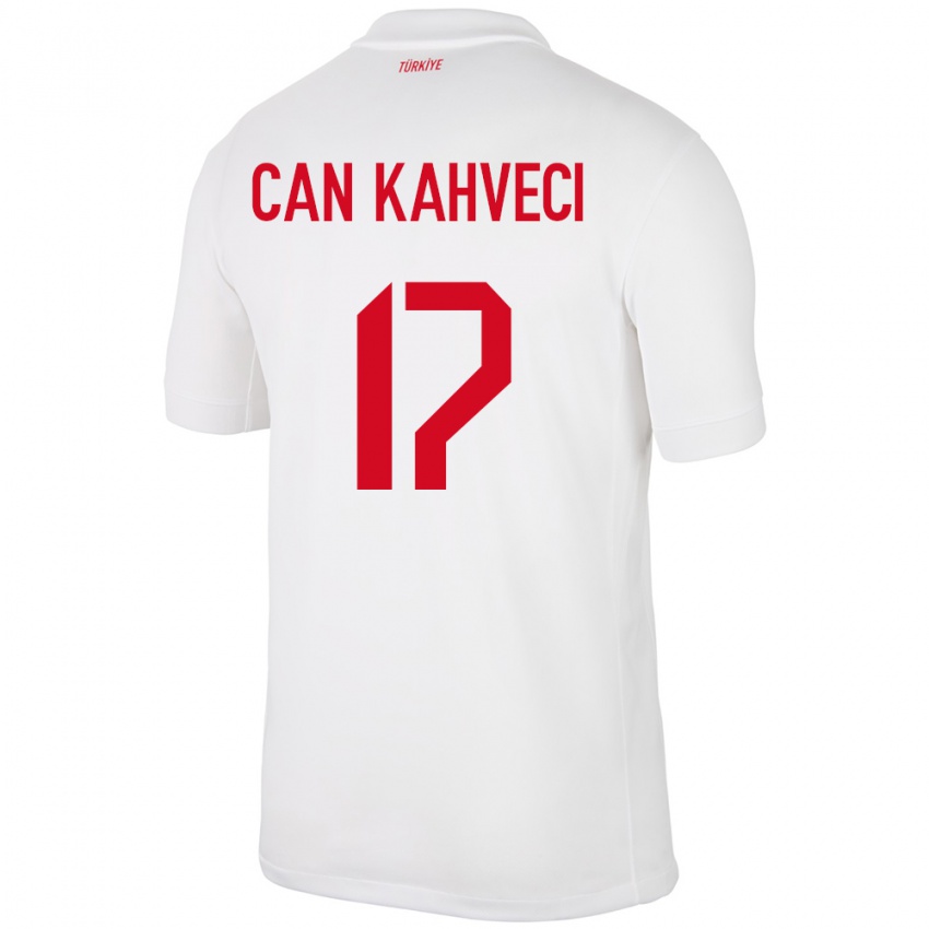 Criança Camisola Turquia İrfan Can Kahveci #17 Branco Principal 24-26 Camisa