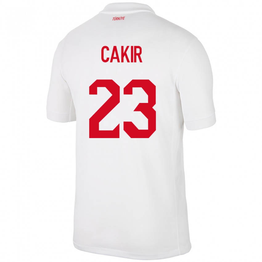 Criança Camisola Turquia Uğurcan Çakır #23 Branco Principal 24-26 Camisa