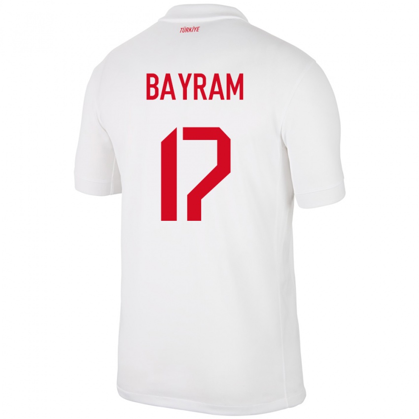 Criança Camisola Turquia Abdurrahman Bayram #17 Branco Principal 24-26 Camisa