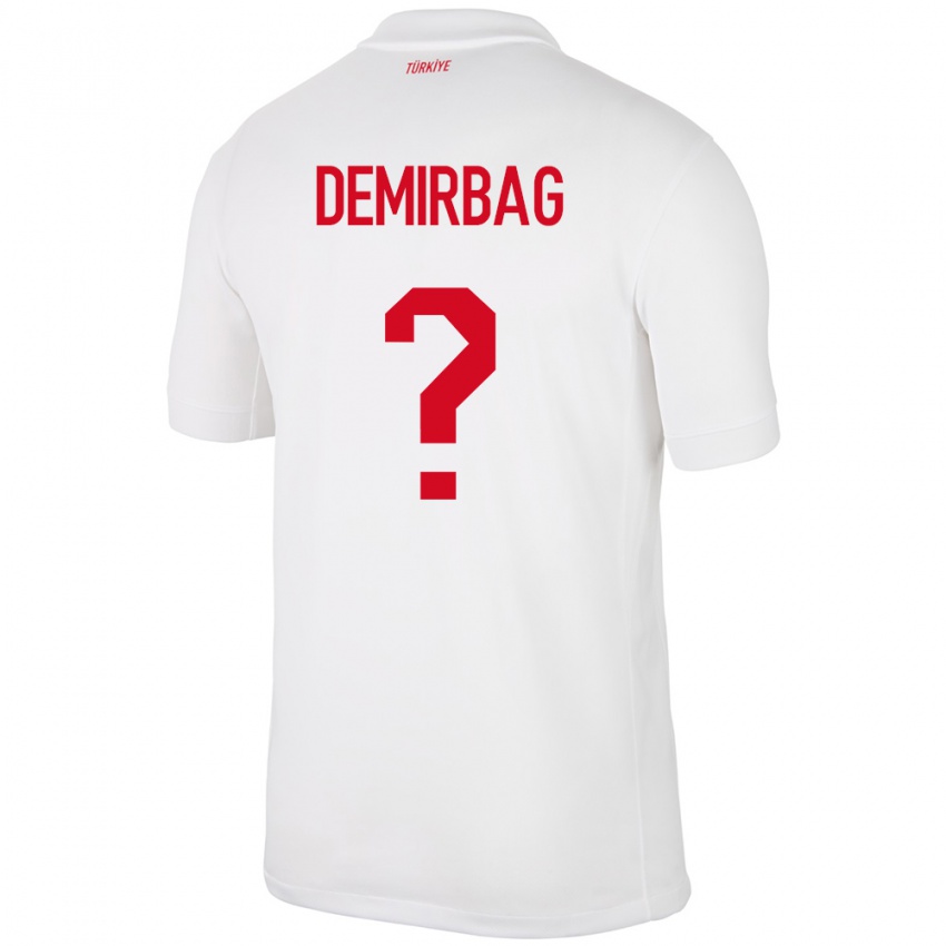 Criança Camisola Turquia Ozan Demirbağ #0 Branco Principal 24-26 Camisa