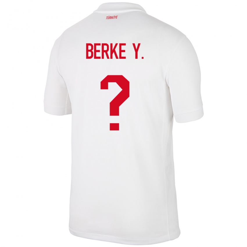 Criança Camisola Turquia Berke Yıldırım #0 Branco Principal 24-26 Camisa