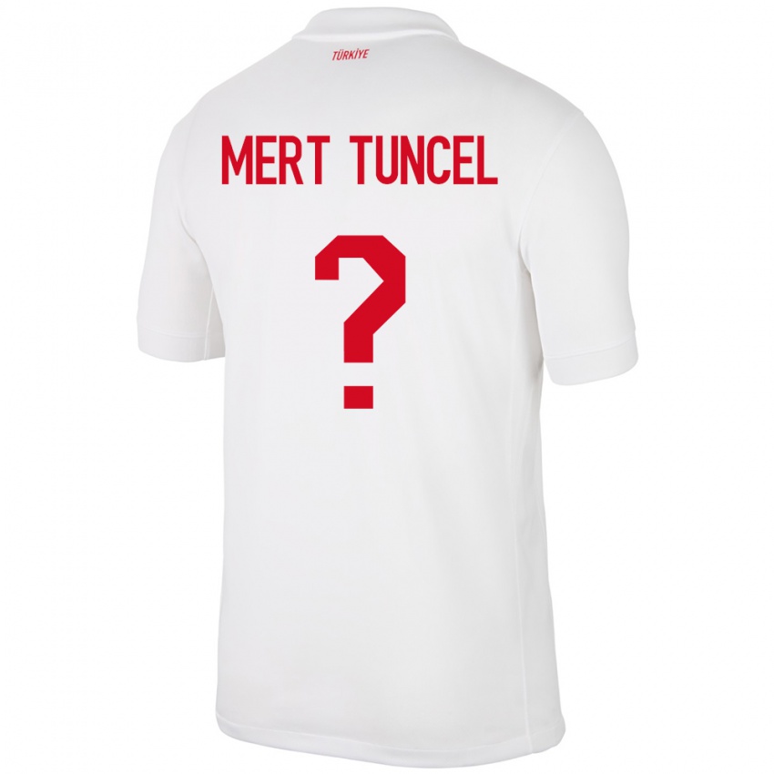 Criança Camisola Turquia Hasan Mert Tuncel #0 Branco Principal 24-26 Camisa