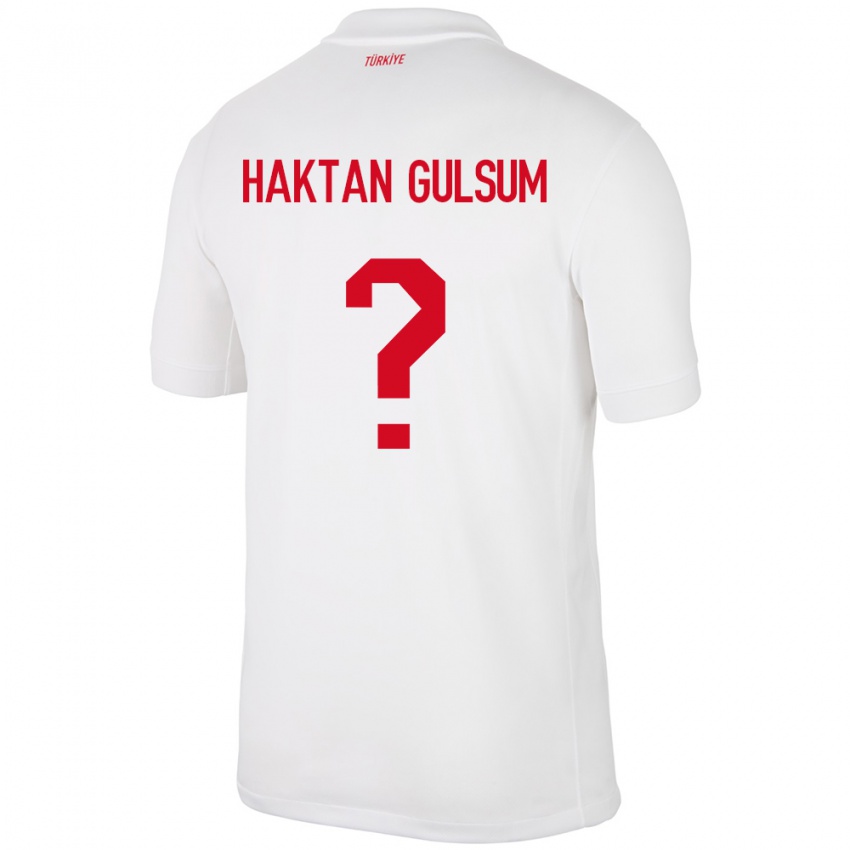 Criança Camisola Turquia Ayaz Haktan Gülsüm #0 Branco Principal 24-26 Camisa