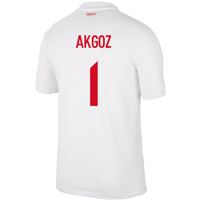 Criança Camisola Turquia Selda Akgöz #1 Branco Principal 24-26 Camisa