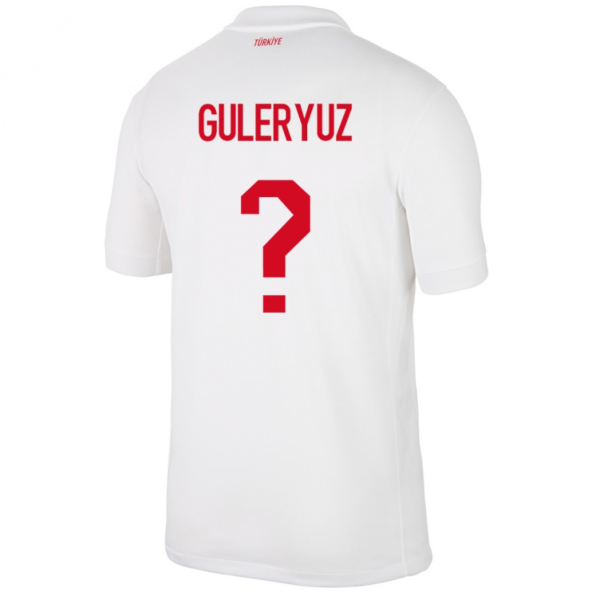 Criança Camisola Turquia Göknur Güleryüz #0 Branco Principal 24-26 Camisa