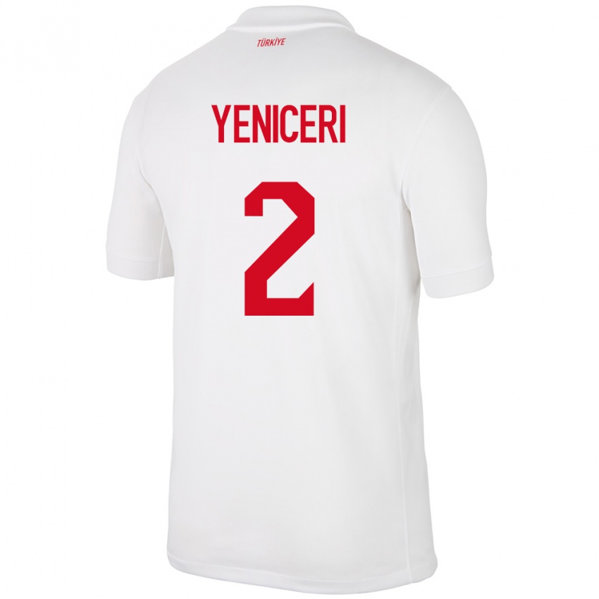 Criança Camisola Turquia Berna Yeniçeri #2 Branco Principal 24-26 Camisa