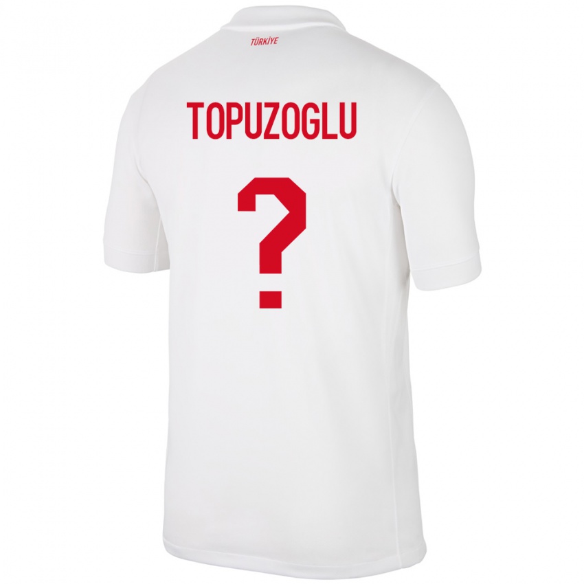 Criança Camisola Turquia Berna Topuzoğlu #0 Branco Principal 24-26 Camisa