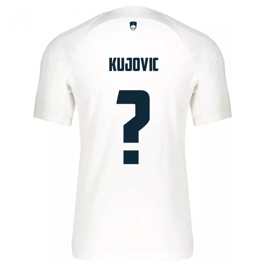 Criança Camisola Eslovênia Tian Kujovic #0 Branco Principal 24-26 Camisa