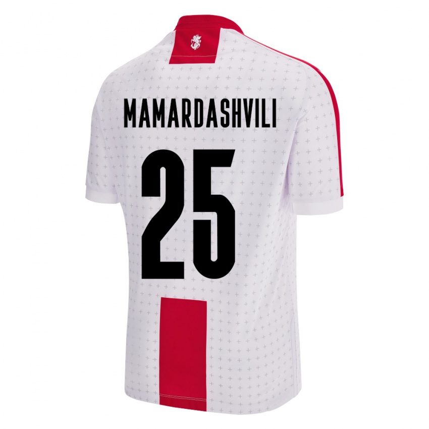 Criança Camisola Geórgia Giorgi Mamardashvili #25 Branco Principal 24-26 Camisa