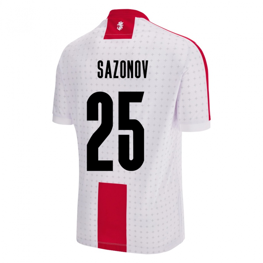 Criança Camisola Geórgia Saba Sazonov #25 Branco Principal 24-26 Camisa