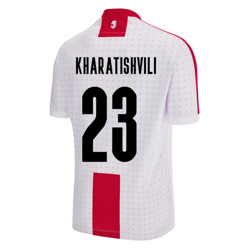 Criança Camisola Geórgia Luka Kharatishvili #23 Branco Principal 24-26 Camisa