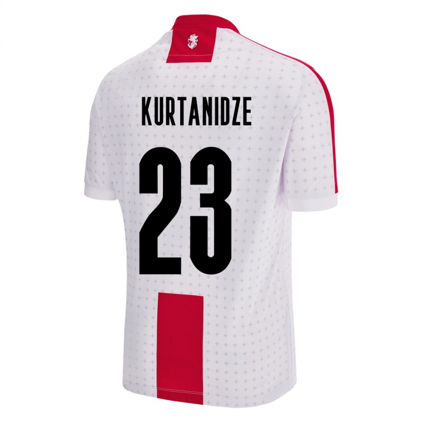 Criança Camisola Geórgia Revaz Kurtanidze #23 Branco Principal 24-26 Camisa