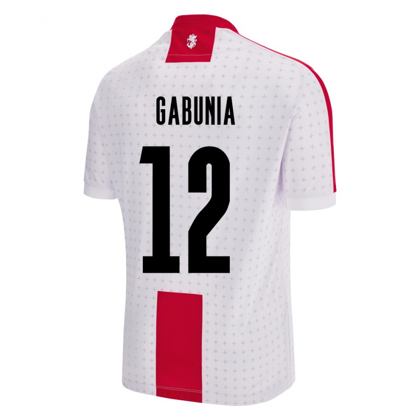 Criança Camisola Geórgia Tatia Gabunia #12 Branco Principal 24-26 Camisa