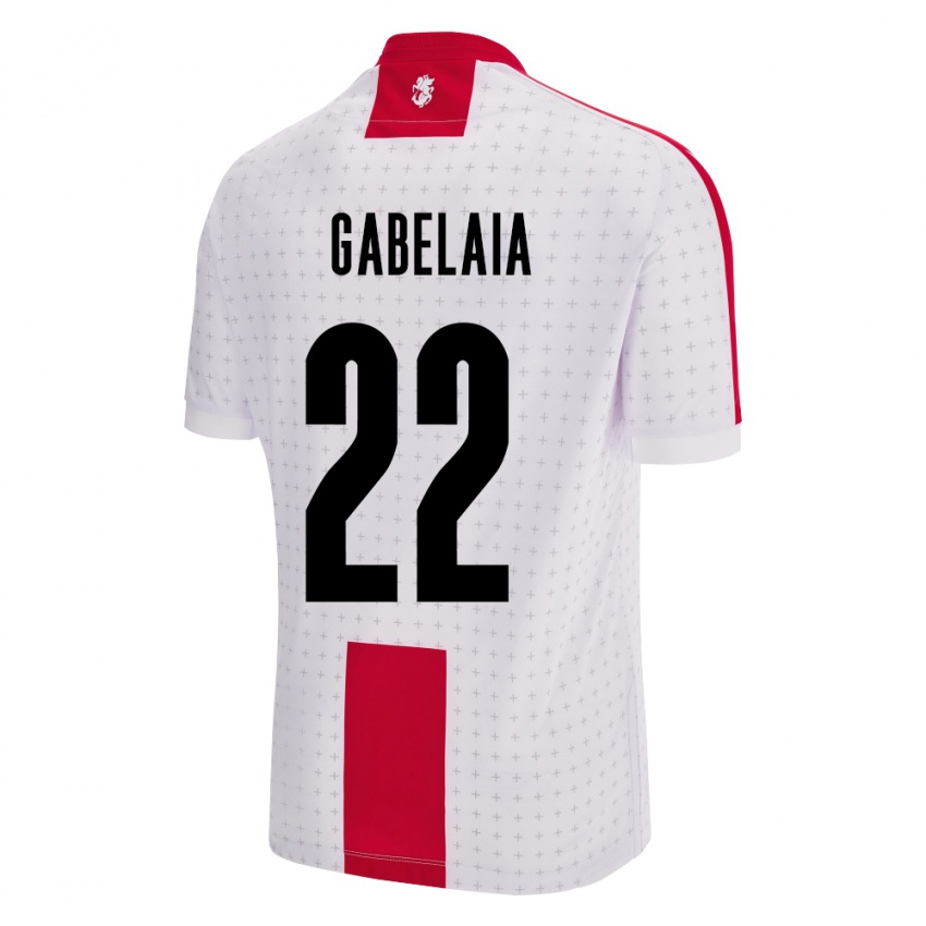 Criança Camisola Geórgia Svetalna Gabelaia #22 Branco Principal 24-26 Camisa