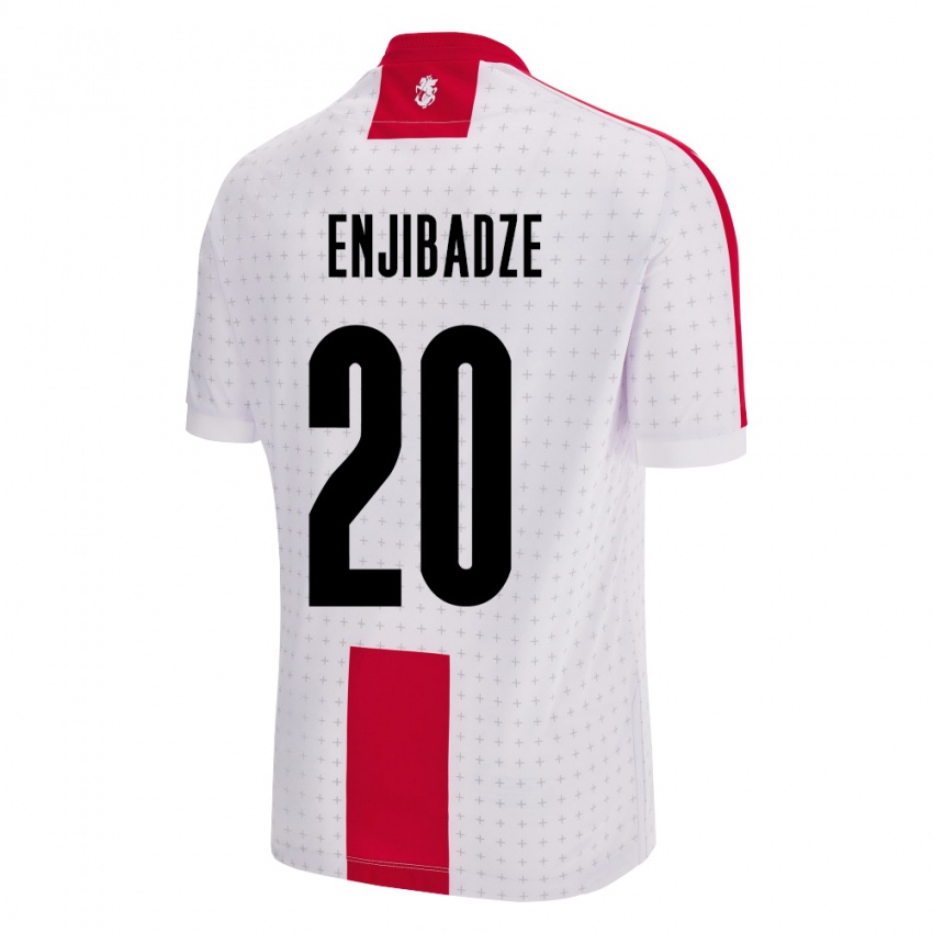 Criança Camisola Geórgia Elene Enjibadze #20 Branco Principal 24-26 Camisa